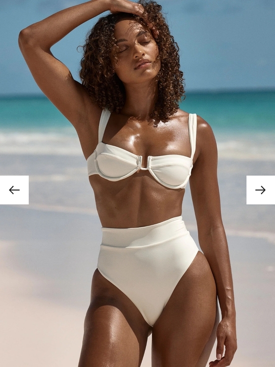 Monday Swimwear Other - High-Waist Ivory Bikini Set - Women Swim